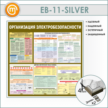 Стенд «Организация электробезопасности» (EB-11-SILVER)