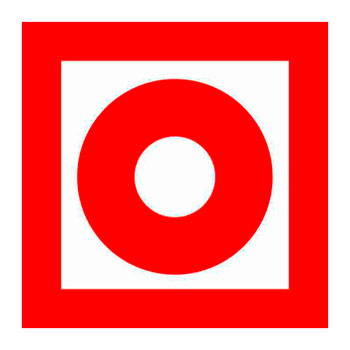 Визуальная пиктограмма «Пожарная сигнализация», ДС48 (пластик 2 мм, 200х200 мм)